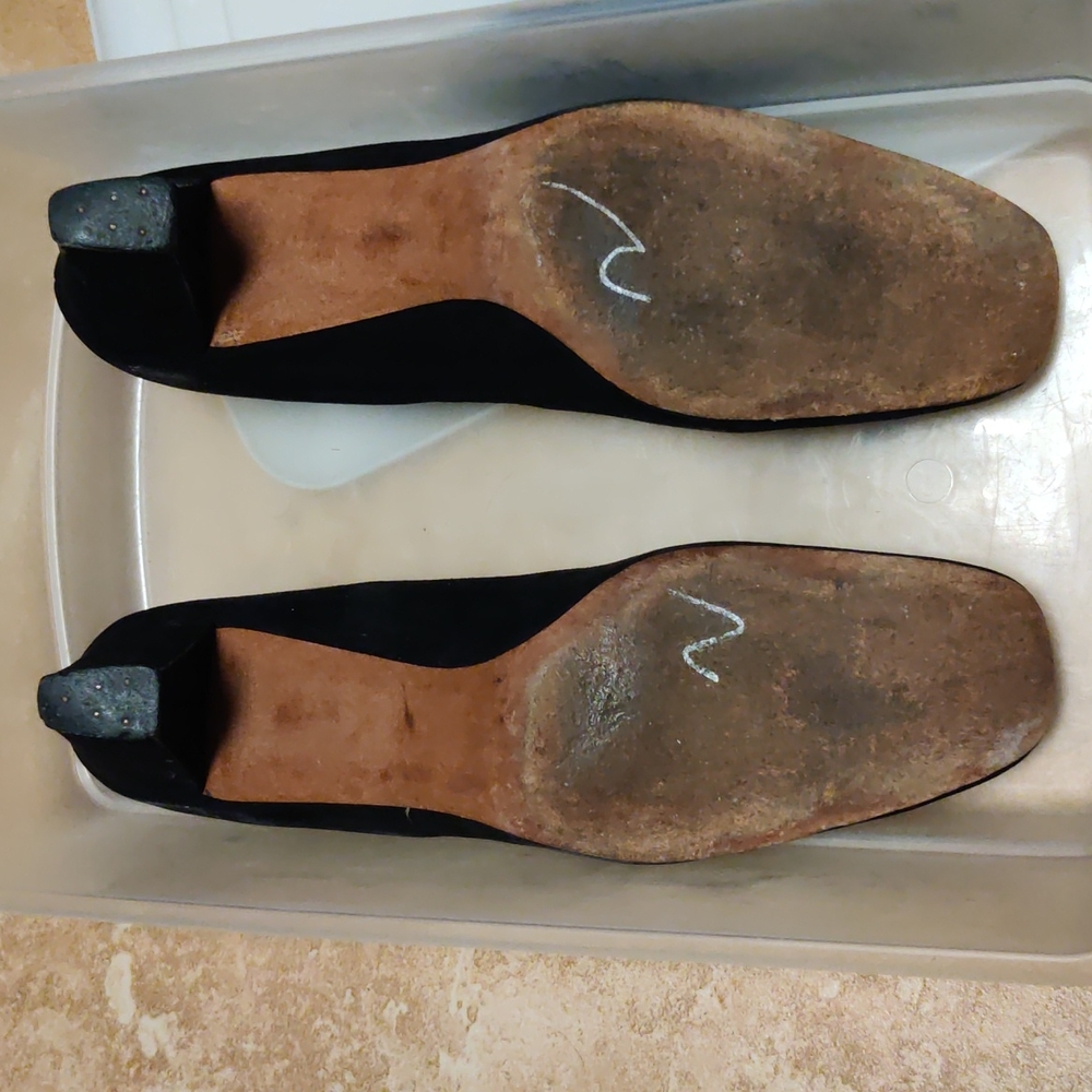 Retro classic pumps, Leather Sole - Picture 5 of 11